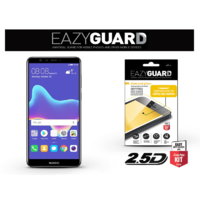 EazyGuard Huawei Y9 (2018) gyémántüveg képernyővédő fólia - Diamond Glass 2.5D Fullcover - fekete (LA-1352)
