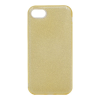 gigapack Szilikon telefonvédő (műanyag belső, csillogó hátlap) ARANY [Apple iPhone SE 3 (2022)] (5996591005997)