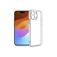 Haffner Apple iPhone 15 Plus szilikon hátlap - Clear Case - átlátszó (PT-6801)