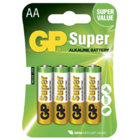 GP GP 1.5V Super alkáli 15A ceruza (AA) elem (4db/blister) (GP15A-BL4) (GP15A-BL4)
