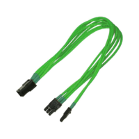 Nanoxia Kabel Nanoxia PCI-E 6- auf 6+2-Pin, 30 cm, neon-grün (NXP683ENG)