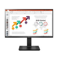 LG LG 24BP45SP-B számítógép monitor 60,5 cm (23.8") 1920 x 1080 pixelek Full HD LED Fekete (24BP45SP-B.AEU)