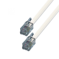 USE USE T 5-5/WH 6P4C Telefoncsatlakozó kábel 5m - Fehér (T 5-5/WH)