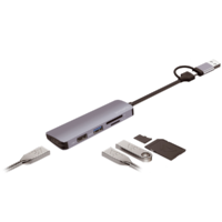 4smarts 4smarts USB Type-C 2.0 HUB (5 port) (4S469630)