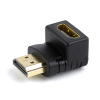 Gembird Gembird HDMI M/F adapter fekete 90° le (A-HDMI90-FML) (A-HDMI90-FML)