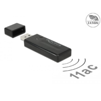 DeLock Delock USB 3.0-s, kétsávos WLAN ac/a/b/g/n pendrive, 867 + 300 Mbps (12463) (delock12463)