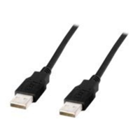 Digitus DIGITUS USB 2.0 connection cable - USB Type-A (male)/USB Type-A (male) - 1 m (AK-300101-010-S)