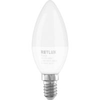 Retlux Retlux LED Gyertyaizzó izzó 6W 810lm 3000K E14 - Meleg fehér (RLL 626 C37 E14 CANDLE 6W WW D)