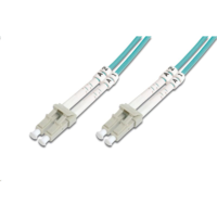 Digitus Digitus DK-2533-01/3 Fiber Optic Multimode patch kábel LC / LC OM3 1m türkiz (DK-2533-01/3)