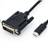 Roline Roline USB C 3.1 - DVI M/M adapter 2m kábellel (11.04.5831-10) (11.04.5831-10)