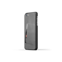 Mujjo Mujjo SL070GY Lthr Wallet Case80 iPhone 6 Plus tok - Sötétszürke (SL070GY)