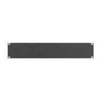 Stalflex Stalflex rack szekrény takaró panel 2U 19" fekete (RP19-2U-B) (RP19-2U-B)