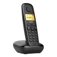 Gigaset TELEFON készülék, DECT / hordozható Gigaset A170 (CSAK kézibeszélő, bázis NÉLKÜL) FEKETE (A170) (A170)