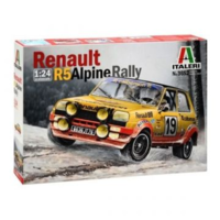 Italeri Italeri: Renault R5 Alpine rali versenyautó makett, 1:24 (3652s) (3652s)