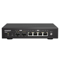 QNAP QNAP QSW-2104-2S hálózati kapcsoló Beállítást nem igénylő (unmanaged) 2.5G Ethernet Fekete (QSW-2104-2S)