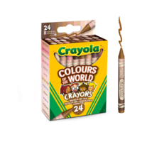 Crayola Crayola: Sokszínű Világ, bőrszín árnyalatok zsírkréta készlet - 24 db-os (52-0114) (52-0114)