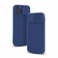 Fusion Fusion Camera Protect Apple iPhone 13 Pro Max Szilikon Tok - Kék (FSN-CP-I-IPH13PM-BL)