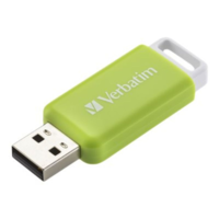 Verbatim Verbatim V DataBar USB flash meghajtó 32 GB USB A típus 2.0 Zöld (49454)