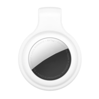 gigapack Szilikon tok (övre csiptethető) FEHÉR Apple AirTag [Apple iPhone 12 mini] (5996591096445)