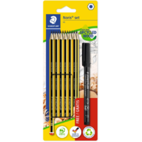 STAEDTLER STAEDTLER Bleistifte Set Noris 100% PEFC + 1 Lumocolor retail (120 BK12P3)