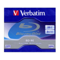 Verbatim Verbatim 43615 írható Blu-Ray lemez BD-RE 25 GB 5 dB (43615)