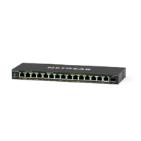 Netgear Netgear 16 port PoE+ Gigabit Ethernet + 1 port SFP Switch (GS316EP-100PES) (GS316EP-100PES)