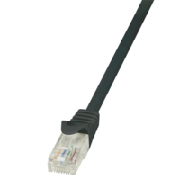 LogiLink LogiLink Cat5e UTP patch kábel AWG26, 7,5 m fekete (CP1083U)