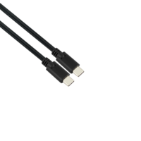 Stansson Stansson CZ-256-D USB-C apa - USB-C apa 3.2 Adat és töltőkábel - Fekete (1m) (CZ-256-D)