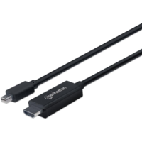 Manhattan Manhattan 153232 video átalakító kábel 1,8 M Mini DisplayPort HDMI A-típus (Standard) Fekete (153232)