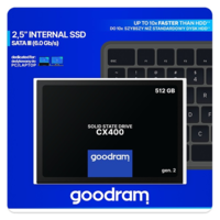 GOODRAM GOODRAM SSD 2.5" SATA3 512GB CX400 Gen.2 (SSDPR-CX400-512-G2)