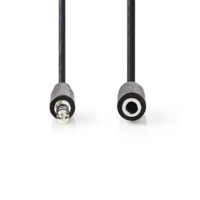 Nedis Nedis 3.5mm Jack (apa - anya) kábel 1m - Fekete (CAGP22050BK10)