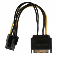 Nedis Nedis SATA 15-pin apa - PCI Express 6-pin anya tápkábel 0.15 m (VLCP74200V015 (CCGP74200VA015))