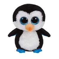 TY Inc. TY Waddles pingvin fekete plüssfigura - 15 cm (TY36008)