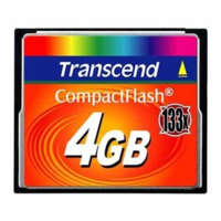 Transcend 4GB Compact Flash Transcend 133x (TS4GCF133)