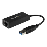 StarTech StarTech.com USB 3.0 to Gigabit Ethernet Adapter - 10/100/1000 NIC Network Adapter - USB 3.0 Laptop to RJ45 LAN (USB31000S) - network adapter - USB 3.0 - Gigabit Ethernet (USB31000S)