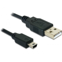 DeLock Delock DL82396 USB 2.0-A – USB Mini-B 5 tűs 0.70 m (apa / apa) kábel (DL82396)
