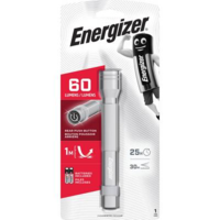 Energizer LED Kézilámpa, 5 Nichia LED-es 35 lm, 2db AA ceruzaelemmel, ezüst színű Energizer Metal Light 634041 (634041)