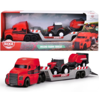Dickie Dickie: Massey Ferguson Micro Farm traktor szállító jármű játékszett (203735004) (203735004)