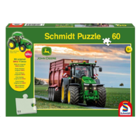 Schmidt Spiele Schmidt Spiele 8370R Traktor, 60 db + SIKU Traktor model (56043, 17049-184) (56043, 17049-184)