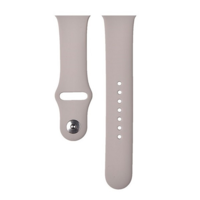 Devia Apple Watch 1-6, SE (42 / 44 mm) / Watch 7-8 (45 mm) / Watch Ultra (49 mm), szilikon pótszíj, állítható, Devia Delux Sport, szürke (RS139937)
