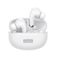 Lenovo LENOVO LP5 bluetooth fülhallgató SZTEREO (mini, v5.0, TWS, mikrofon, zenehallgatáshoz ajánlott + töltőtok) FEHÉR (LP5_W) (LP5_W)