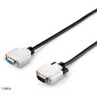 Equip Equip 118850 VGA kábel 1,8 M VGA (D-Sub) Fekete, Ezüst (118850)