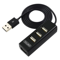 Unitek Unitek Y-2140 USB 2.0 mini HUB (4 port) Fekete (Y-2140 BLACK)