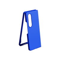 Cellect Cellect Samsung Z Fold 4 Gumírozott PC hátlap tok kék (CEL-RUB-ZFOLD4-BL) (CEL-RUB-ZFOLD4-BL)