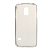 gigapack Szilikon telefonvédő (matt) FÜSTSZÍNŰ [Samsung Galaxy S5 mini (SM-G800)] (5996457462865)