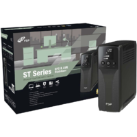 FSP FSP ST 850 szünetmentes tápegység (UPS) Vonal interaktív 0,85 kVA 510 W 4 AC kimenet(ek) (PPF5100100)