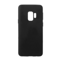 gigapack Szilikon telefonvédő (matt) FEKETE [Samsung Galaxy S9 (SM-G960)] (5996457747481)