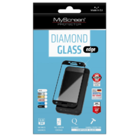 MyScreen MYSCREEN Diamond Glass Edge képernyővédő üveg (2.5D full cover, íves, karcálló, 0.33 mm, 9H) Fekete [LG K8 2017 (M200n)] (MD3058TG FCOV BLACK)
