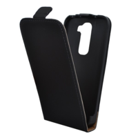 gigapack Tok álló, bőr hatású (FLIP, lefelé nyíló) FEKETE [LG G2 mini (D620)] (5996457459223)