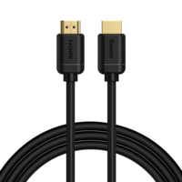 Baseus Baseus Video Cable High definition Series HDMI To HDMI 4K 60 Hz, 3D HDR, 18 Gbps, 2m Black (CAKGQ-B01) (CAKGQ-B01)